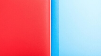 Red And Blue Colored Paper Background