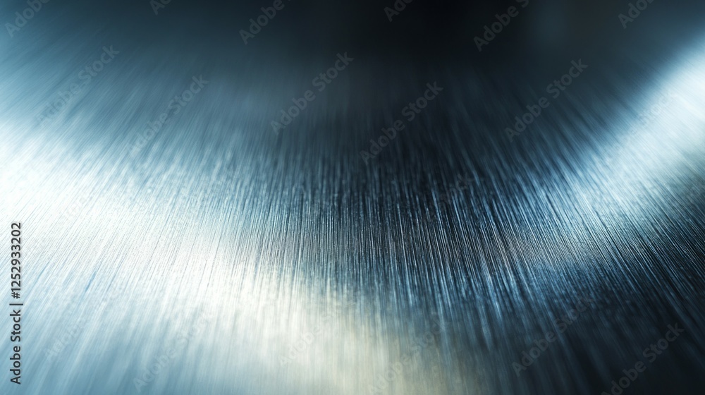 Aufkleber smooth metallic surface with subtle reflections and textures