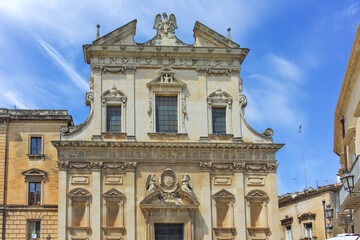 The Old town of Lecce, Apulia Region, Italy