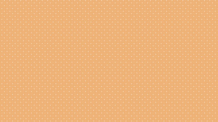 This seamless, high-quality pattern features a series of small white dots arranged meticulously in a grid formation on a vibrant orange background. \