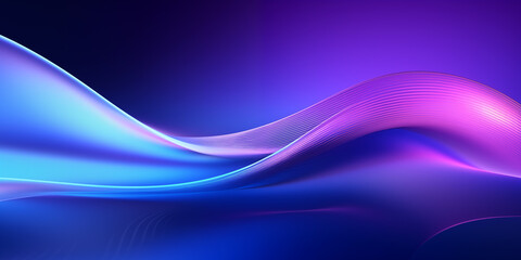 Obraz premium Purple gradient wavy abstract background