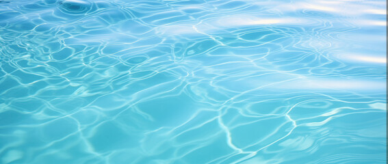 The water is calm and clear, with ripples forming on the surface