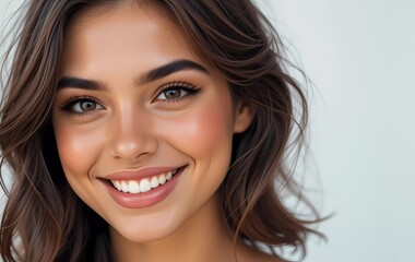 Naklejka premium Radiant Beauty Portrait