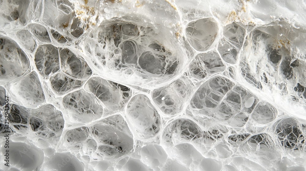 Poster abstract close-up of natural stone with unique bubble pattern