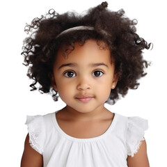 Naklejka premium portrait of a little girl