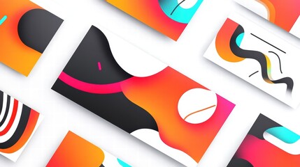 A creative personal business card template with a unique layout, vibrant colors, and a modern font for a bold first impression.