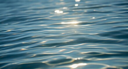  Underwater soft blur with sunlight dancing through water ripples, AI Generated