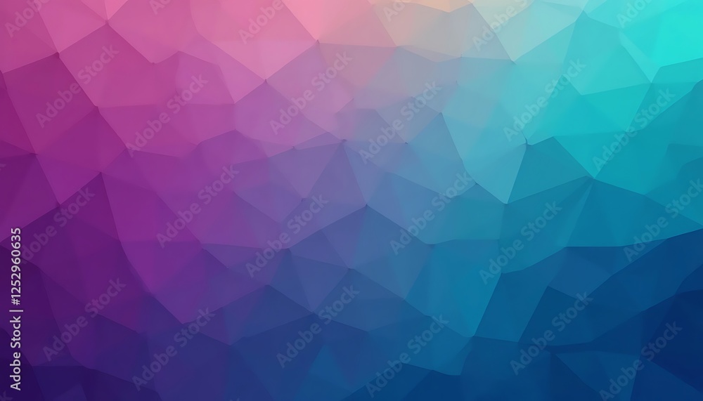 Poster abstract polygon background with gradient colors for modern design
