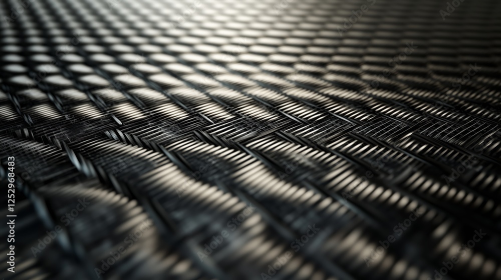 Poster abstract textured surface with wavy patterns in monochrome tones