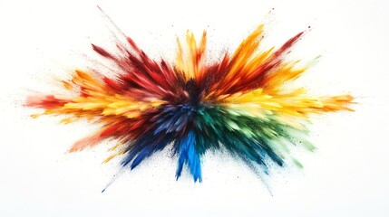 holi paint color powder explosion
