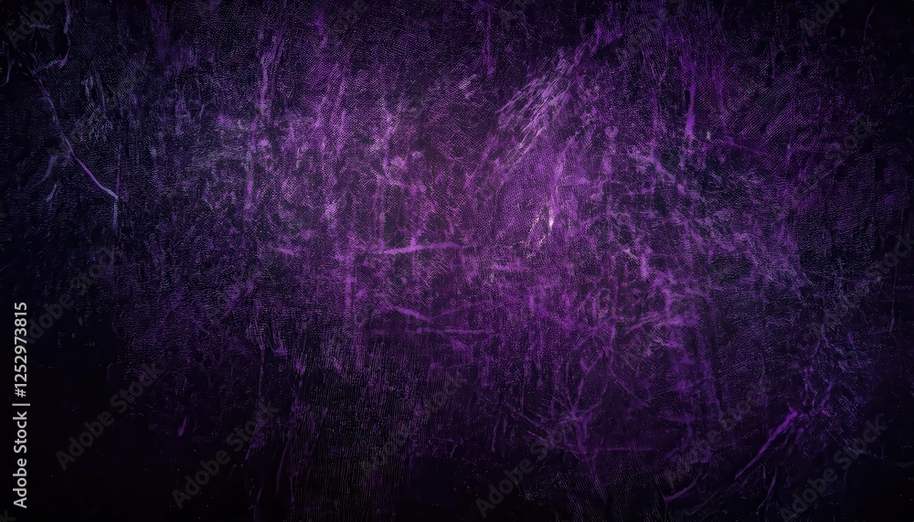 Aufkleber grunge textured purple background with distressed scratched surface for abstract designs, digital ar