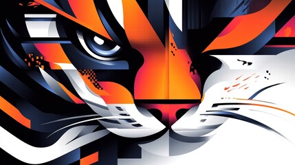 A vibrant sports team logo with a dynamic mascot illustration and bold, aggressive typography.