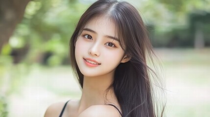 Fototapeta premium Asian girl