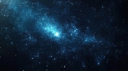 Fototapeta premium Night Sky with Stars and Milky Way Galaxy