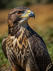 Obraz premium A bird of prey in Araucania, Chile.