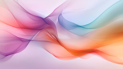 Naklejka premium Abstract art with swirling colors soft gradients and fluid brushstrokes creating a dreamlike fusion of movement light and shadow 