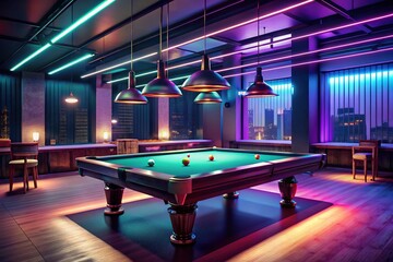 Billiards Hall Ambiance