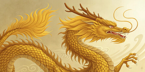 Fototapeta premium chinese style dragon