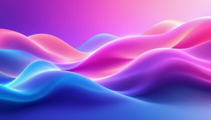 Fototapeta premium Futuristic Neon Wave Design for Technology Backgrounds