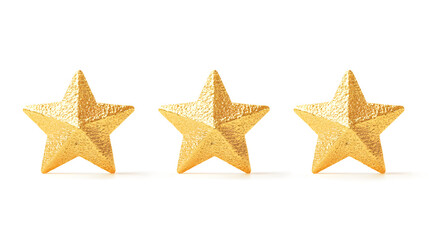 Golden star, vector illustration
