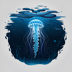 jellyfish in the water