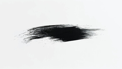 Monochrome texture. Abstract hand drawn brush strokes. Black Brush stroke on white background. Brush stroke and texture.