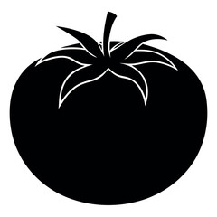 vector illustration of a tomato