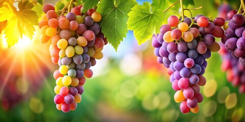 Ripe Grape Cluster Ready for Harvest