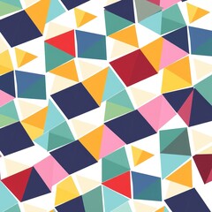 Sharp-Edged Geometry: Interwoven Triangles and Squares in an Industrial Setting