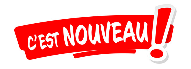 C'est nouveau !