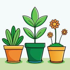 Obraz premium flower in pot