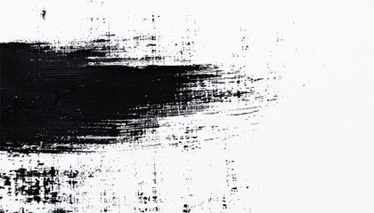 Black ink paint stroke background. Brush paint stroke background. Vector black paint  ink brush stroke  brush or texture. Grunge texture for background.