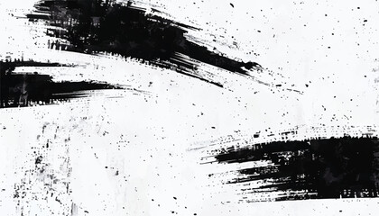 Black ink paint stroke background. Brush paint stroke background. Vector black paint  ink brush stroke  brush or texture. Grunge texture for background.