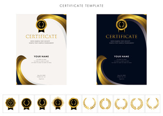 賞状２６８　certificate　award　表彰状　celebration