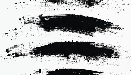 Black ink paint stroke background. Brush paint stroke background. Vector black paint  ink brush stroke  brush or texture. Grunge texture for background.