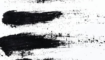 Black ink paint stroke background. Brush paint stroke background. Vector black paint  ink brush stroke  brush or texture. Grunge texture for background.