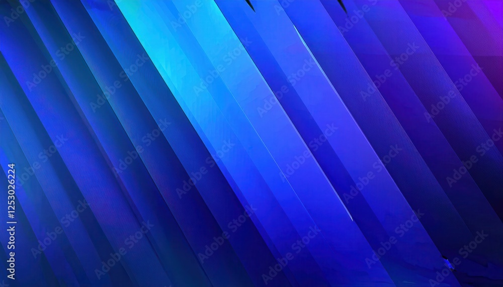 Aufkleber abstract diagonal blue gradient background with layered geometric lines, perfect for modern tech des