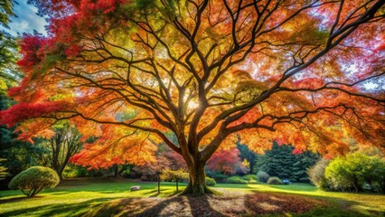 Stunning Washington DC garden tree photos: Rule of thirds composition captures beautiful nature scenes.