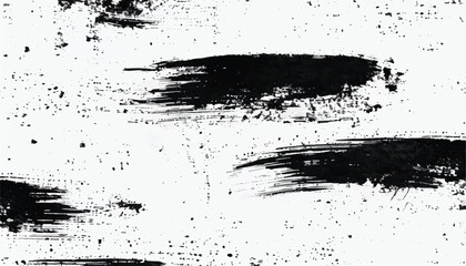 Black ink paint stroke background. Brush paint stroke background. Vector black paint  ink brush stroke  brush or texture. Grunge texture for background.
