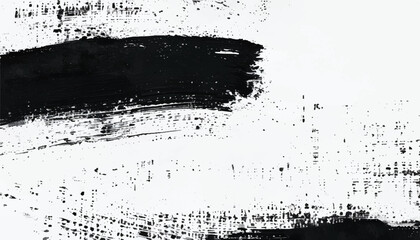 Black ink paint stroke background. Brush paint stroke background. Vector black paint  ink brush stroke  brush or texture. Grunge texture for background.