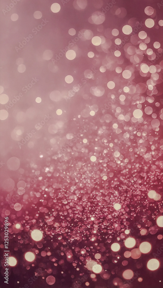 Poster abstract pink bokeh background, creating a dreamy and soft visual effect.