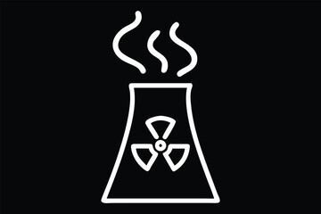Nuclear power icon 