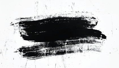 Black ink paint stroke background. Brush paint stroke background. Vector black paint  ink brush stroke  brush or texture. Grunge texture for background.