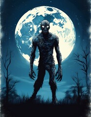 scary halloween witch