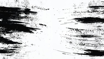 Black ink paint stroke background. Brush paint stroke background. Vector black paint  ink brush stroke  brush or texture. Grunge texture for background.