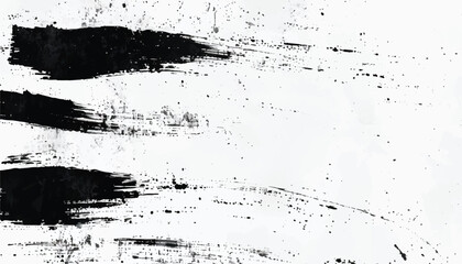 Black ink paint stroke background. Brush paint stroke background. Vector black paint  ink brush stroke  brush or texture. Grunge texture for background.
