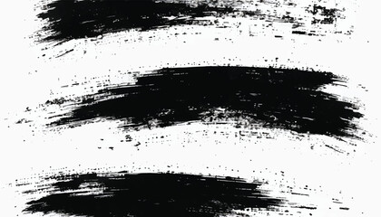 Black ink paint stroke background. Brush paint stroke background. Vector black paint, ink brush stroke, brush or texture. Grunge texture for background. 