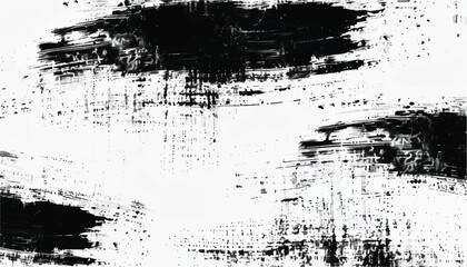 Black ink paint stroke background. Brush paint stroke background. Vector black paint, ink brush stroke, brush or texture. Grunge texture for background. 