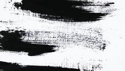 Black ink paint stroke background. Brush paint stroke background. Vector black paint, ink brush stroke, brush or texture. Grunge texture for background. 