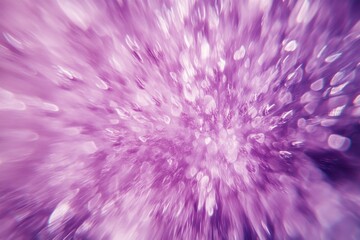Obraz premium Close-up of fine purple crystals with sparkling light reflections, creating an abstract and decorative texture. Fine art photography.